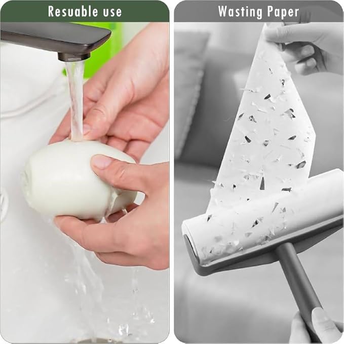 Reusable Lint Rollers for Pet Hair Washable Lint Remover for Clothes Portable Home Travel Lint Roller Plush Hair Dust Super Sticky Lint Roller for Clothes and Clean Hair (Multicolor)